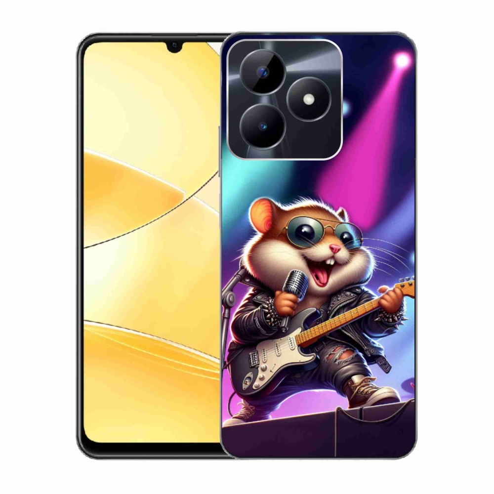 Gelový kryt mmCase na Realme C51/C53 - křeček rocker
