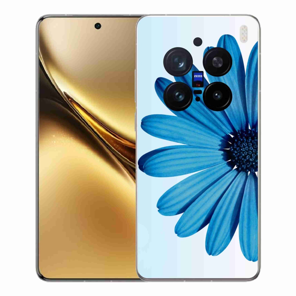 Gelový kryt mmCase na Vivo X200 Pro 5G - modrá kopretina