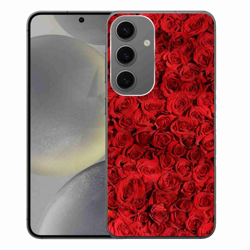 Gelový kryt mmCase na Samsung Galaxy S24+ - růže