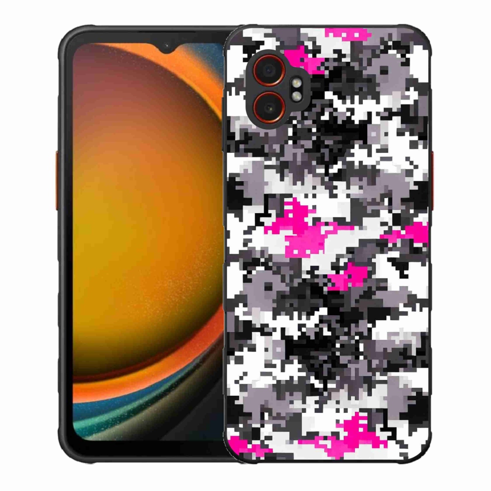Gelový kryt mmCase na Samsung Galaxy Xcover 7 Pro - maskáčový vzor 4
