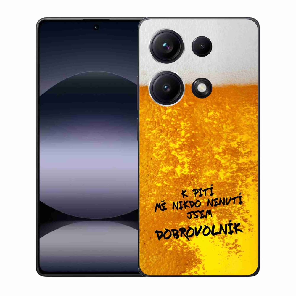 Gelový kryt mmCase na Xiaomi Redmi Note 14S - pivní motiv 4