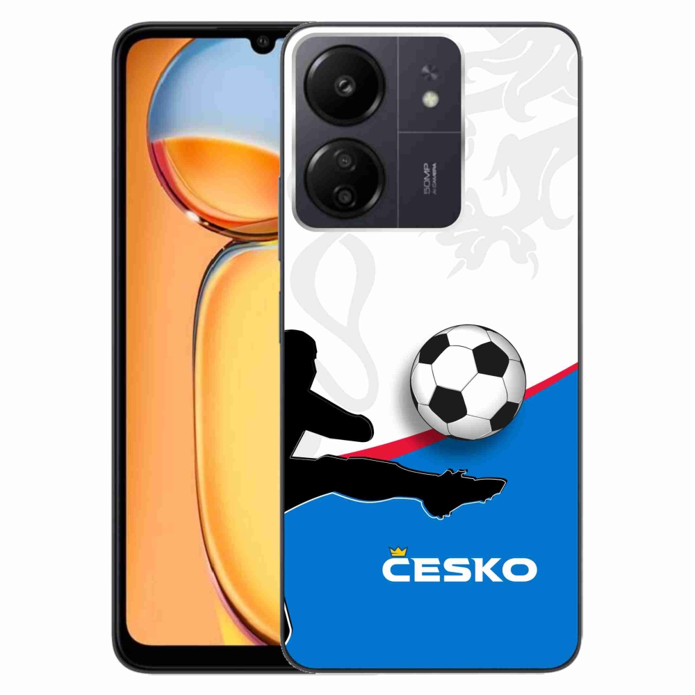 Gelový kryt mmCase na Xiaomi Poco C65/Redmi 13C - fotbal Česko 3