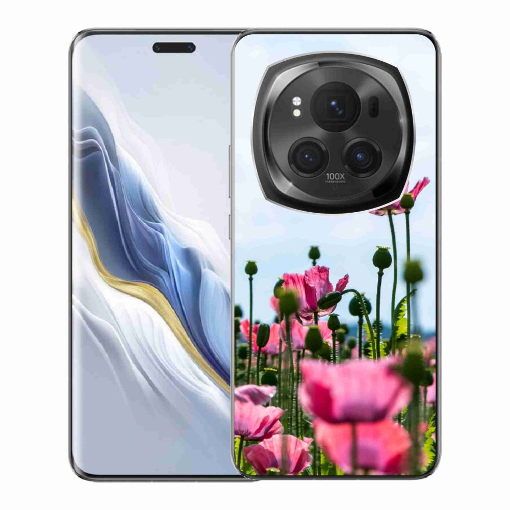 Gelový kryt mmCase na Honor Magic 6 Pro 5G - vlčí mák