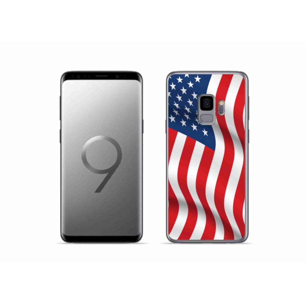 Gelový kryt mmCase na mobil Samsung Galaxy S9 - USA vlajka