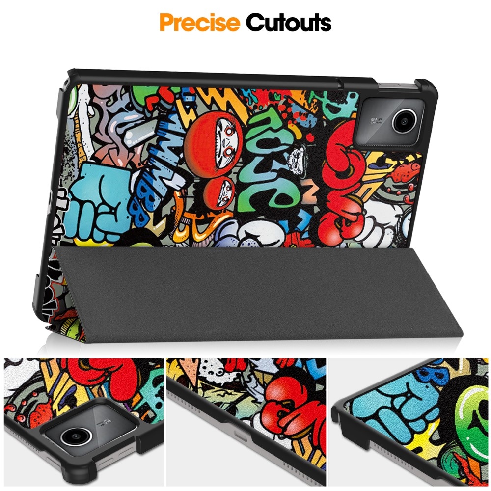 Print chytré zavírací pouzdro na Lenovo Tab M11/Tab K11 - graffiti