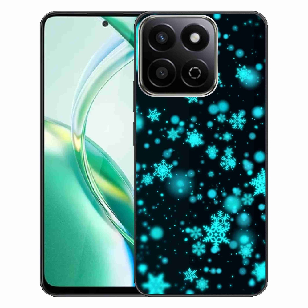 Gelový kryt mmCase na Honor 200 Smart 5G - sněhové vločky 1