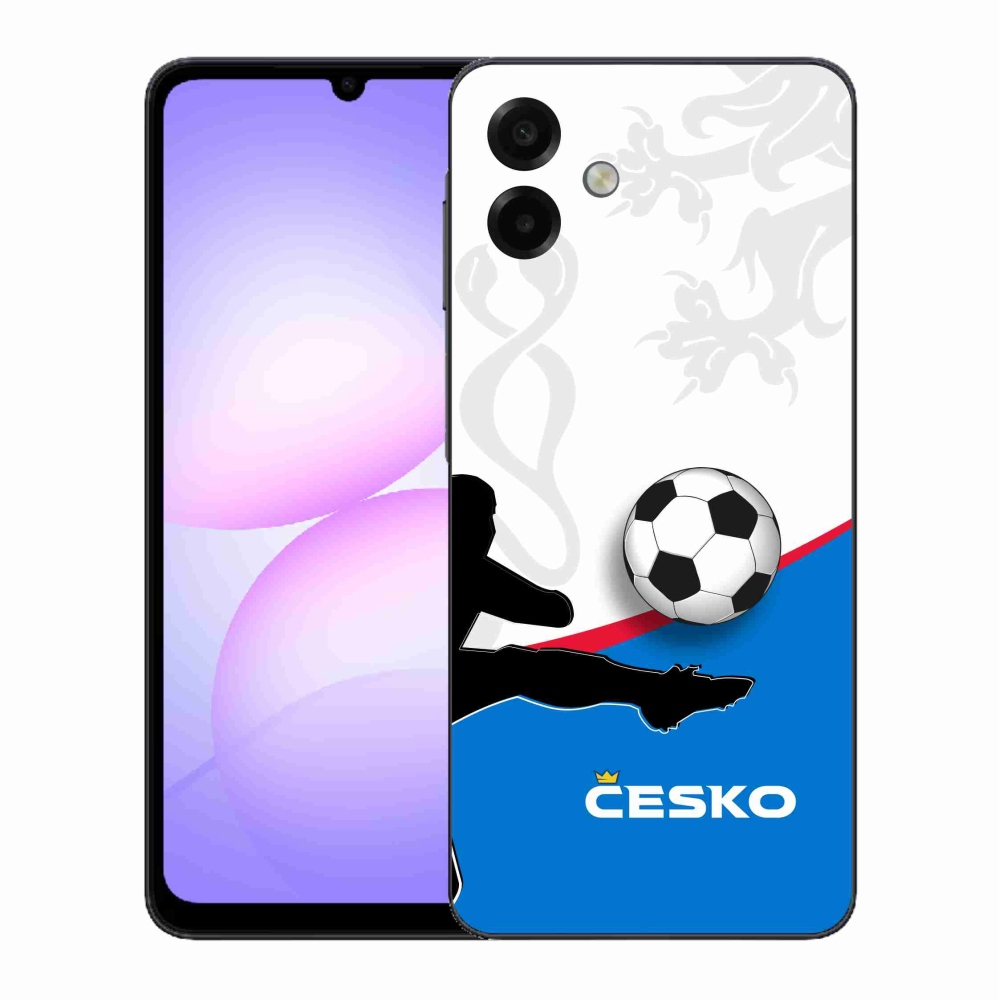 Gelový kryt mmCase na Samsung Galaxy A07 4G - fotbal Česko 3