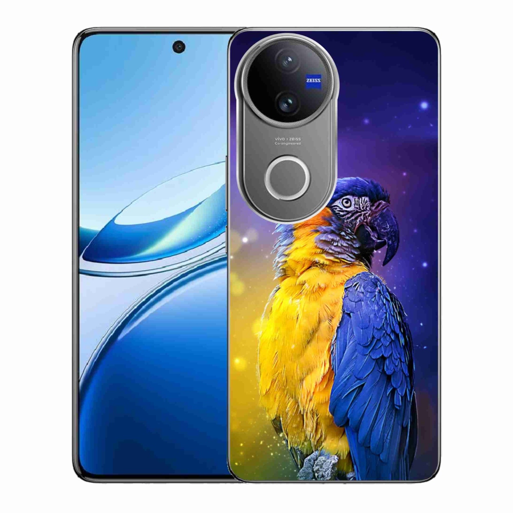 Gelový kryt mmCase na Vivo V50 5G - papoušek ara 1
