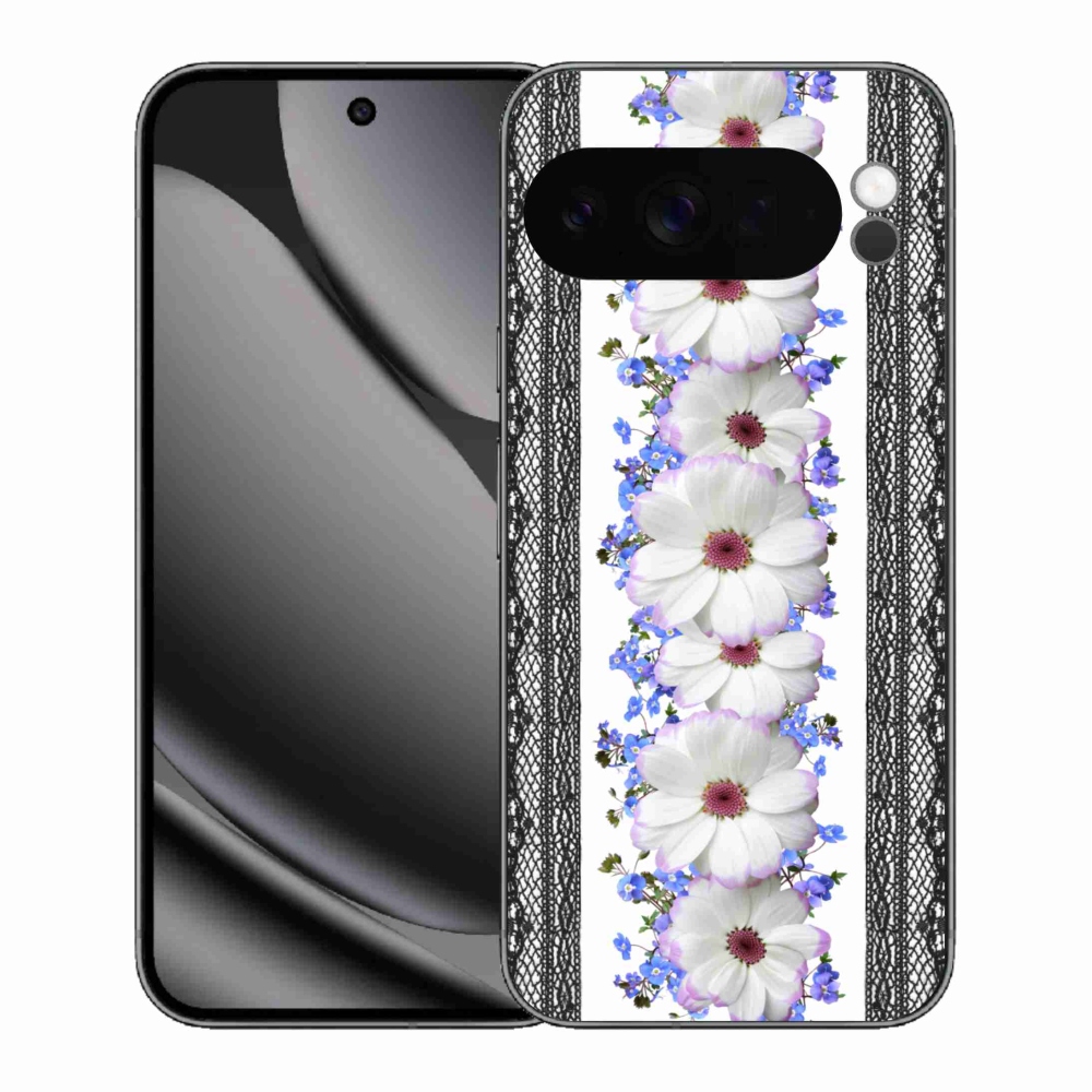Gelový kryt mmCase na Google Pixel 10 Pro XL - květiny 8