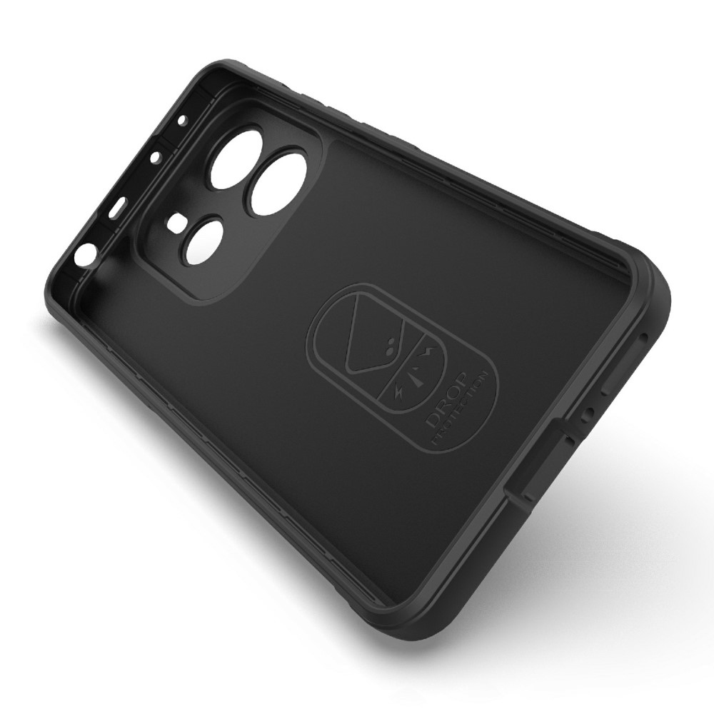 Rugg odolný gelový obal na Xiaomi Redmi Note 14 5G - černý