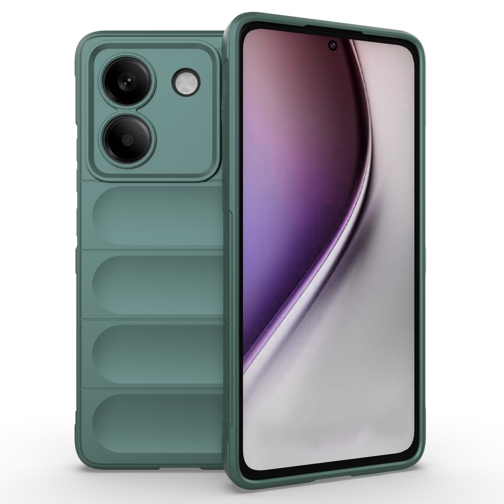 Rugg odolný gelový obal na Xiaomi Poco M7 Pro 5G - zelený
