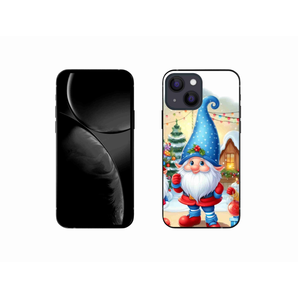 Gelový kryt mmCase na iPhone 13 mini 5.4 - vánoční skřítci