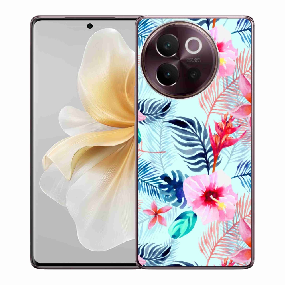 Gelový kryt mmCase na Vivo V40 Lite 5G - květiny