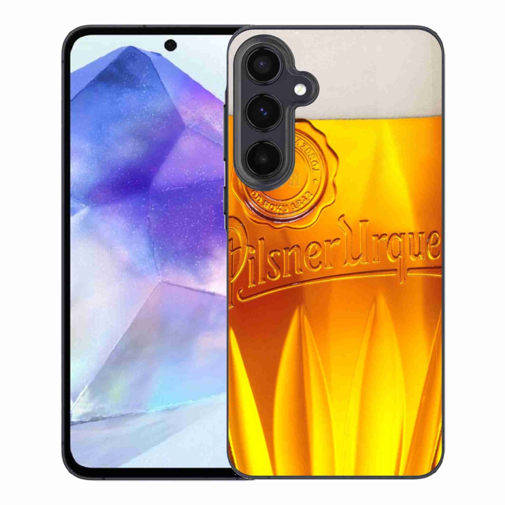 Gelový kryt mmCase na Samsung Galaxy A55 5G - pivo