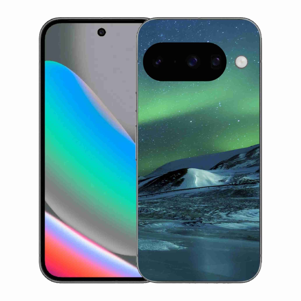 Gelový kryt mmCase na Google Pixel 10 - polární záře