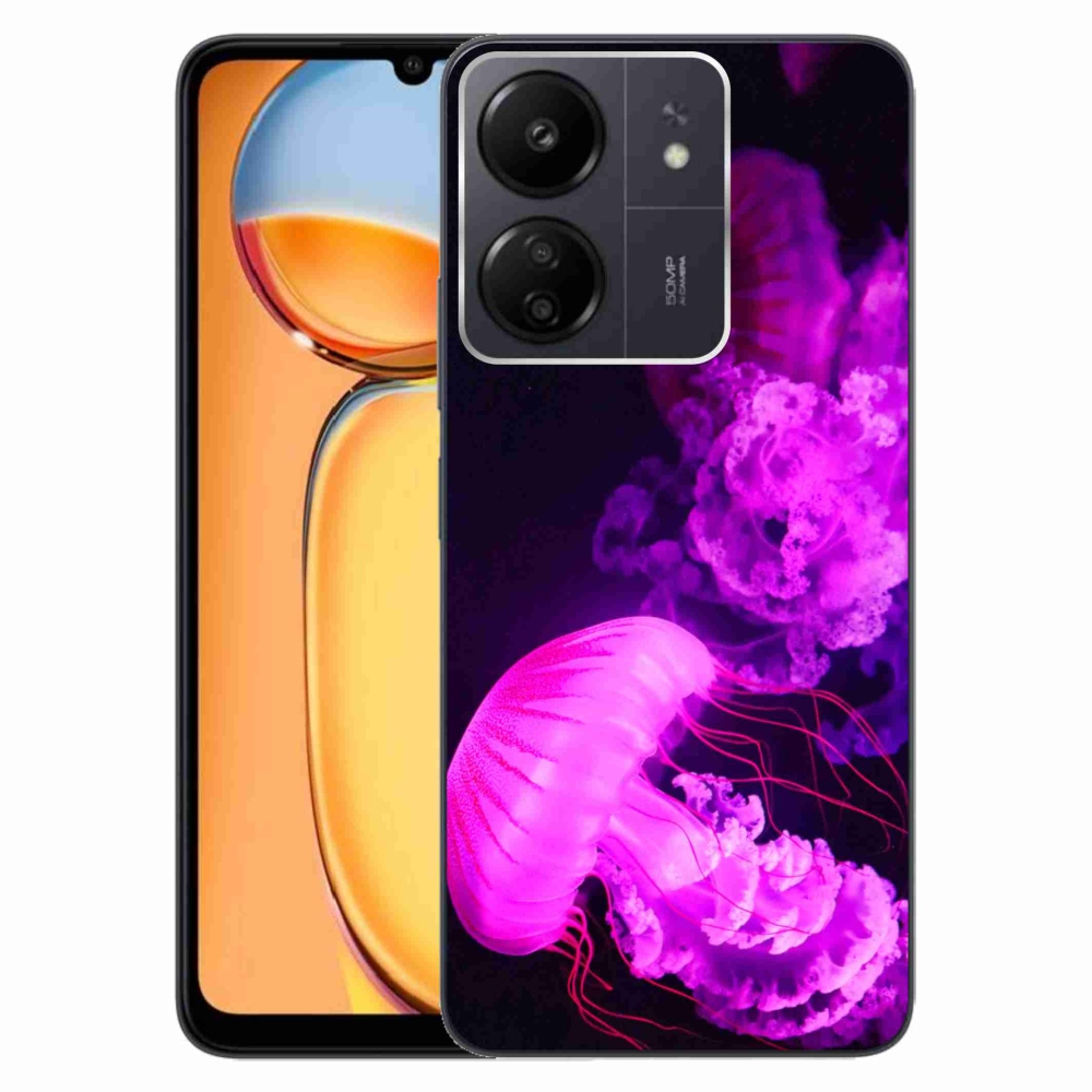 Gelový kryt mmCase na Xiaomi Poco C65/Redmi 13C - medúza 1