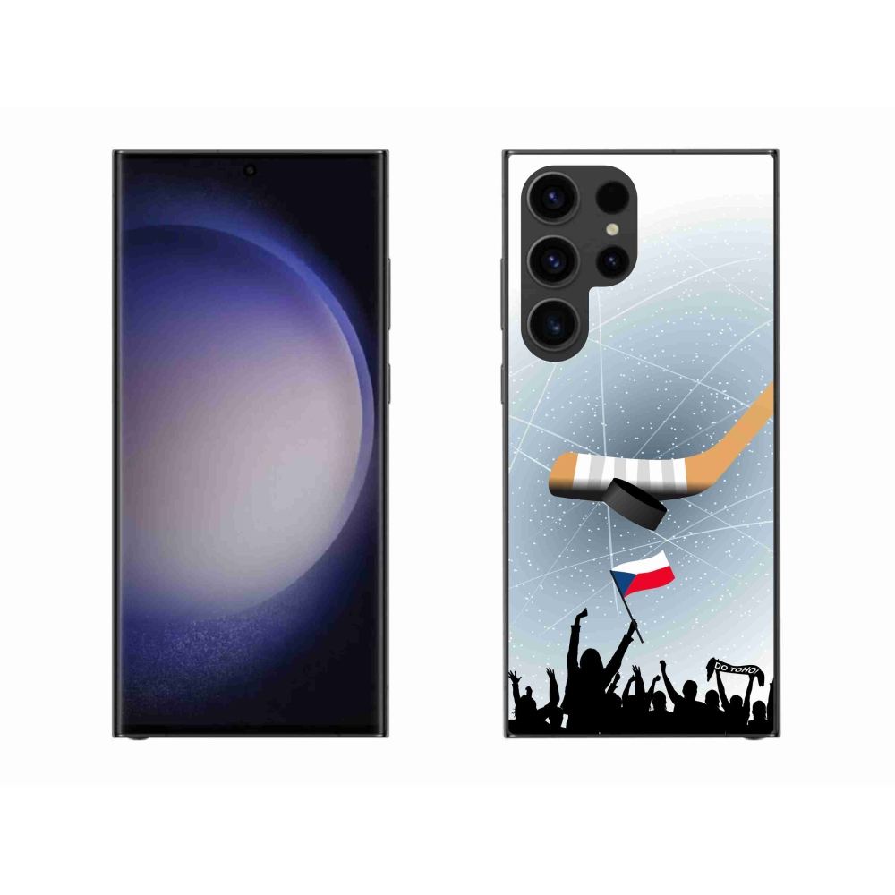Gelový kryt mmCase na Samsung Galaxy S23 Ultra 5G - fanoušci hokeje