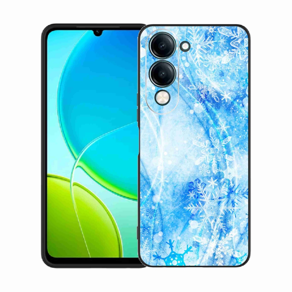 Gelový kryt mmCase na Vivo Y29s 5G - sněhové vločky