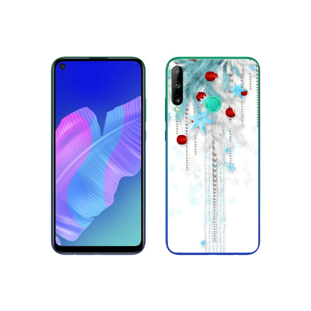 Gelový kryt mmCase na Huawei P40 Lite E - vánoční ozdoby