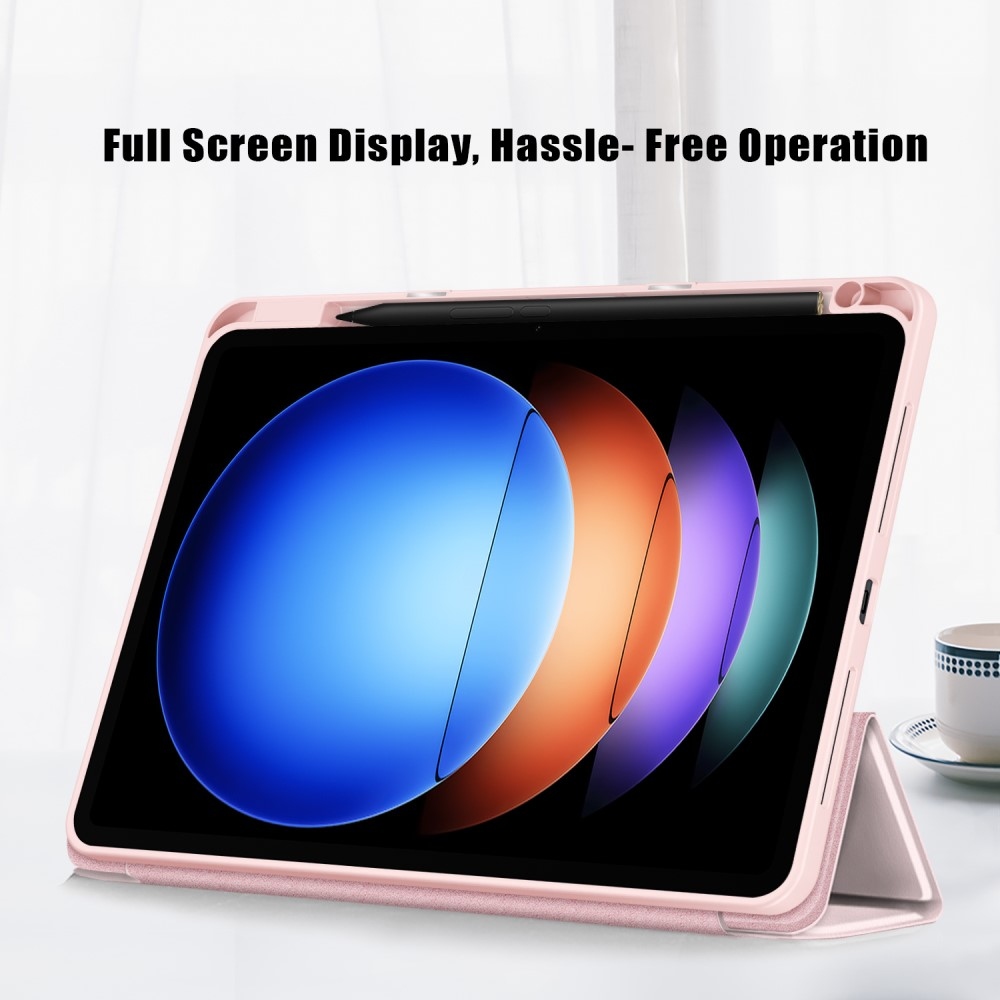 Case chytré zavírací pouzdro na tablet Xiaomi Pad 6S Pro - růžové