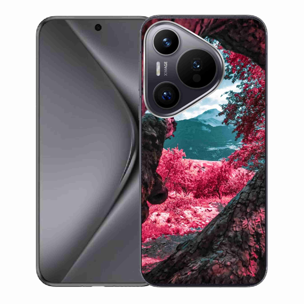 Gelový kryt mmCase na Huawei Pura 70 - výhled na hory