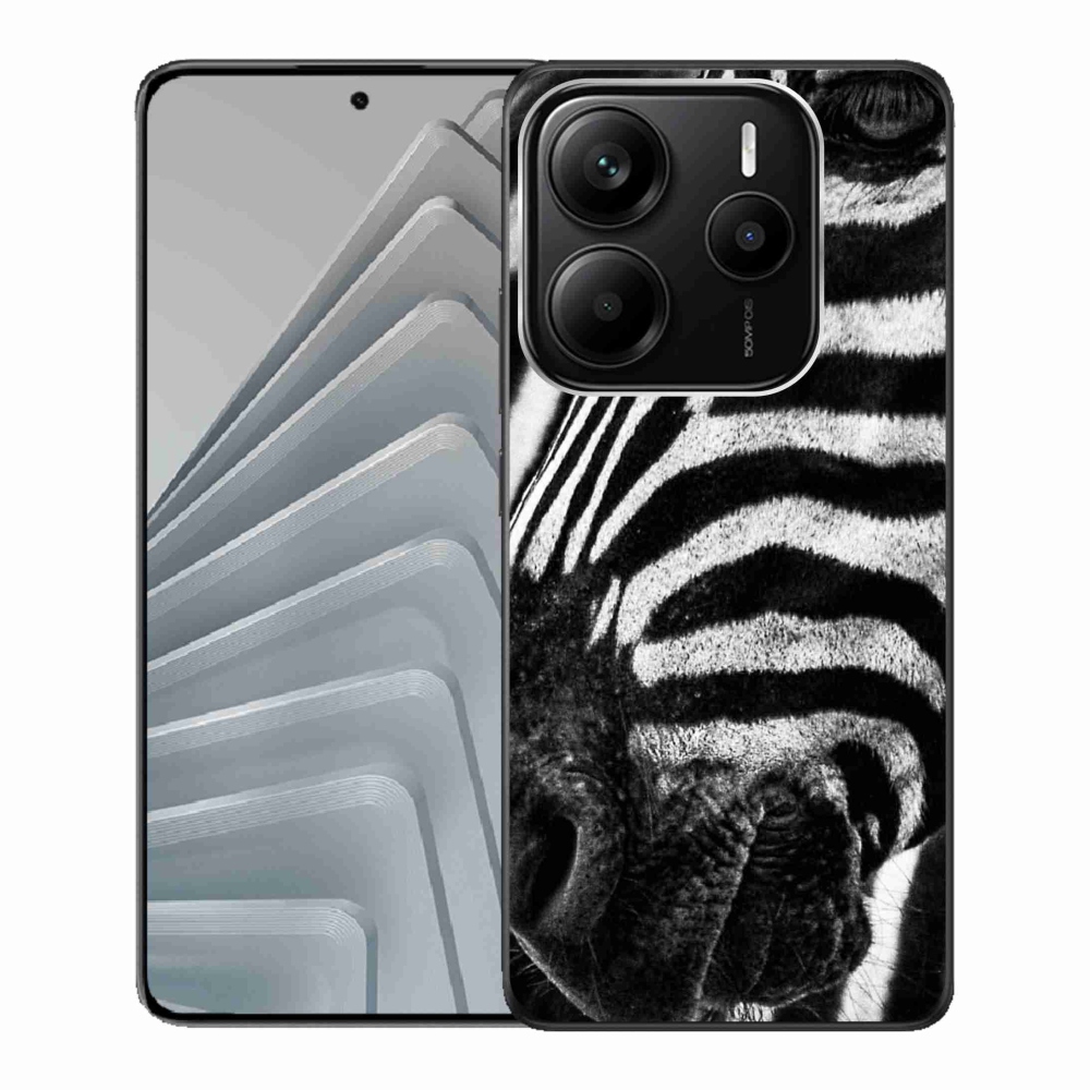 Gelový kryt mmCase na Xiaomi Redmi Note 14 5G - zebra