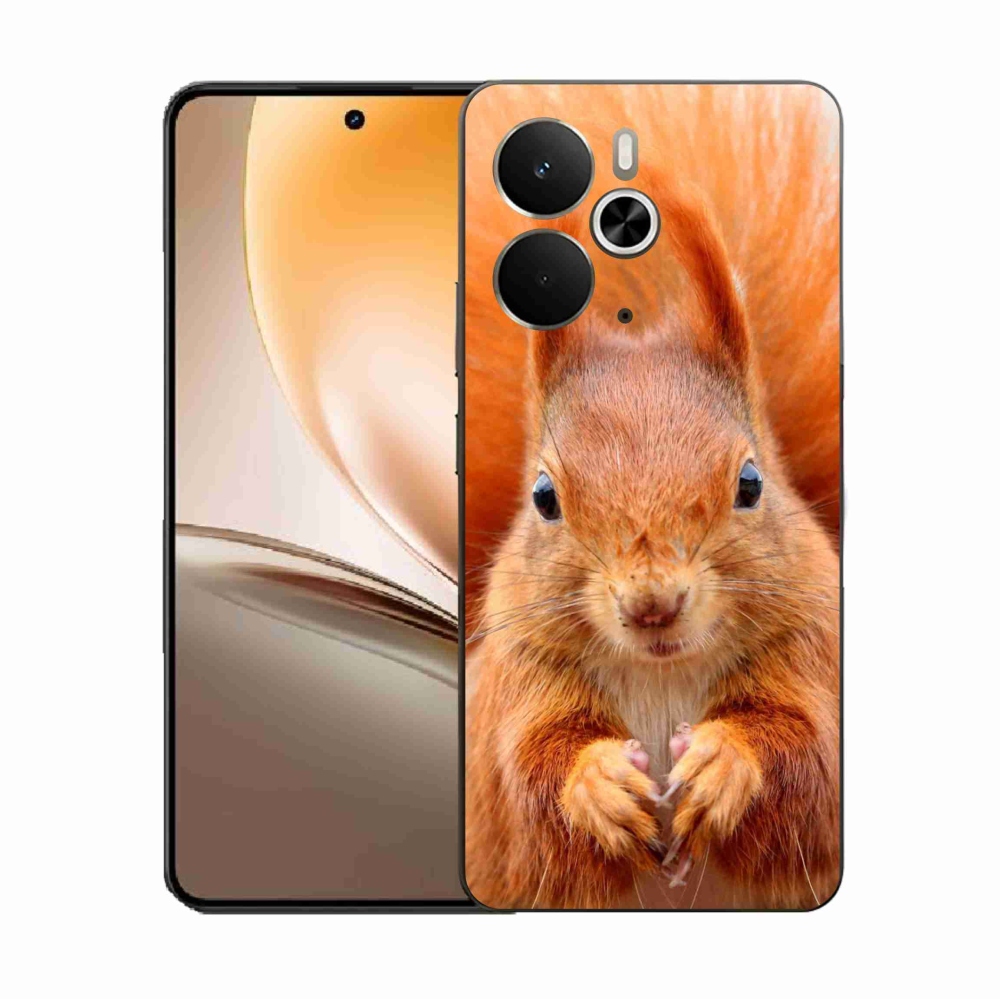 Gelový kryt mmCase na Realme 14 5G - veverka