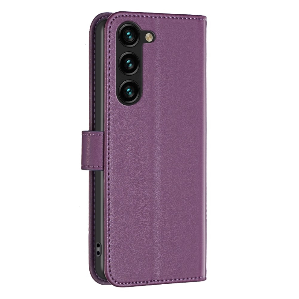 BNF knížkové pouzdro na Samsung Galaxy S24 - tmavěfialové