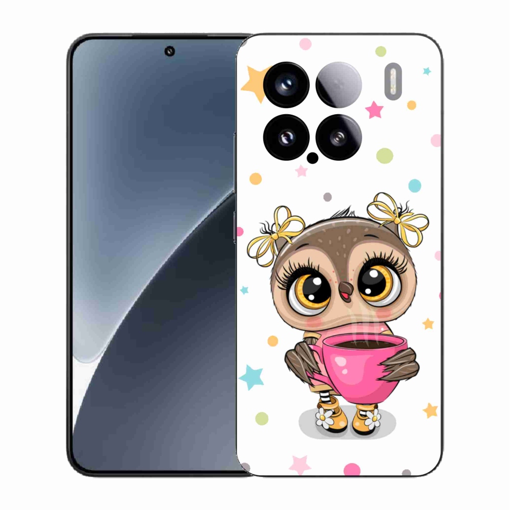 Gelový kryt mmCase na Xiaomi 15 - kreslená sovička