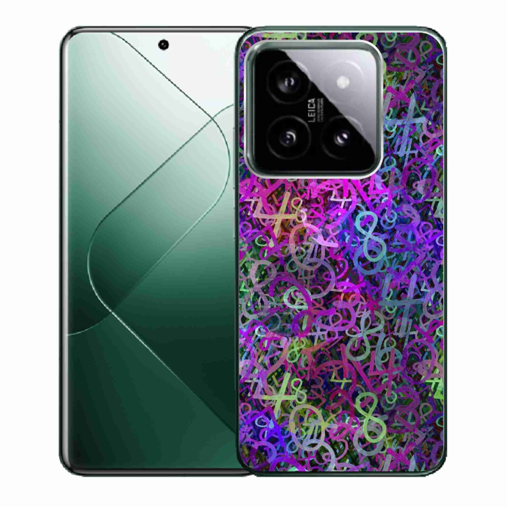 Gelový kryt mmCase na Xiaomi 14 - abstraktní motiv 25