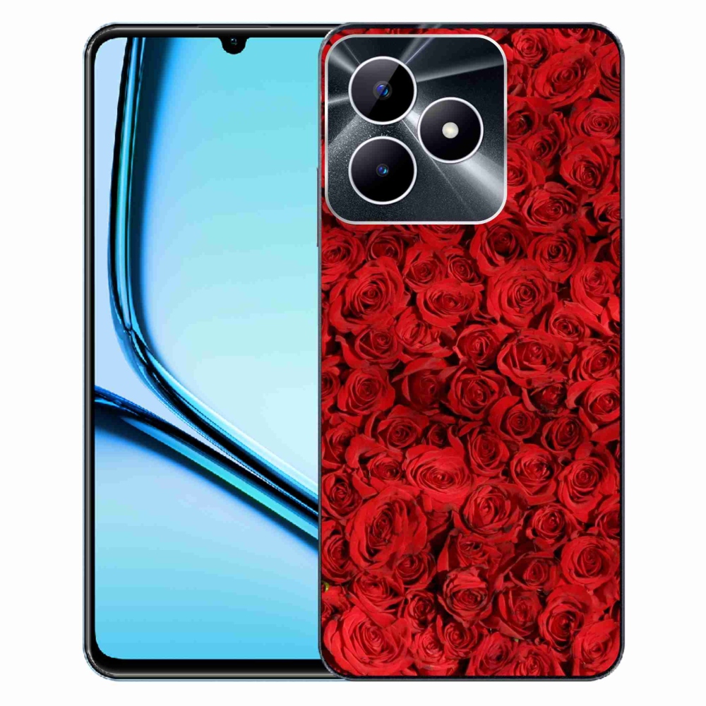 Gelový kryt mmCase na Realme Note 50 - růže