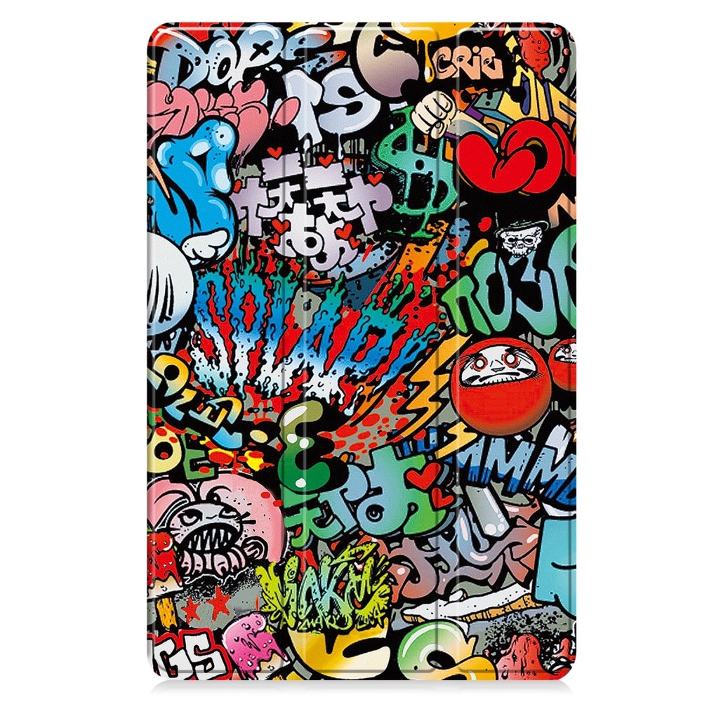 Patte chytré zavírací pouzdro na Samsung Galaxy Tab S10 FE+ - graffiti