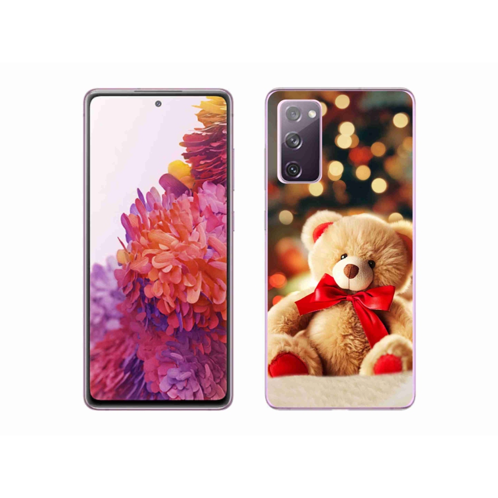 Gelový kryt mmCase na Samsung Galaxy S20 FE - plyšový medvídek