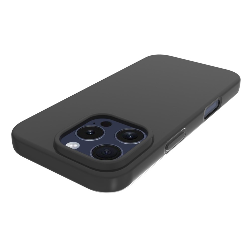 Černý gelový obal na iPhone 16 Pro