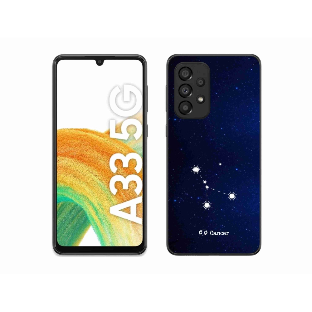 Gelový kryt mmCase na Samsung Galaxy A33 5G - souhvězdí Raka