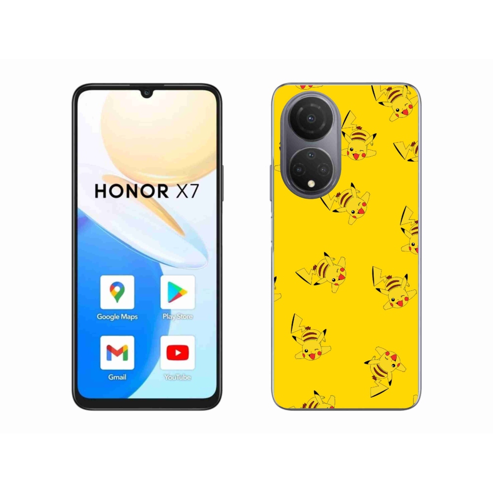 Gelový kryt mmCase na Honor X7 - pikachu