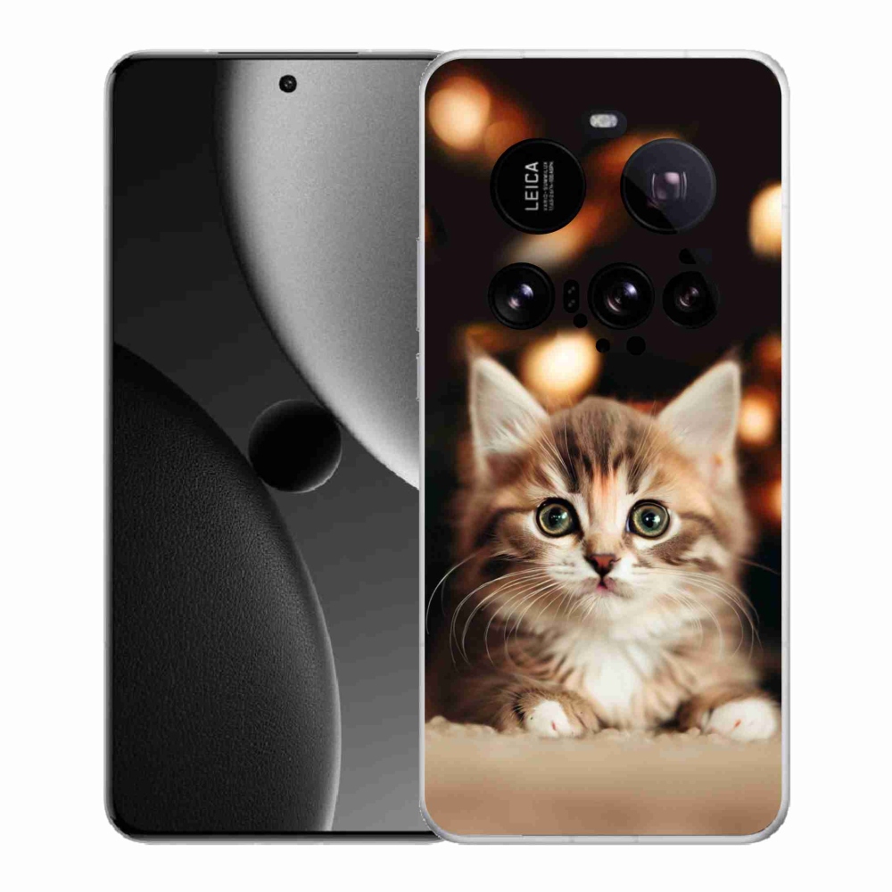 Gelový kryt mmCase na Xiaomi 15 Ultra - roztomilé kotě 2
