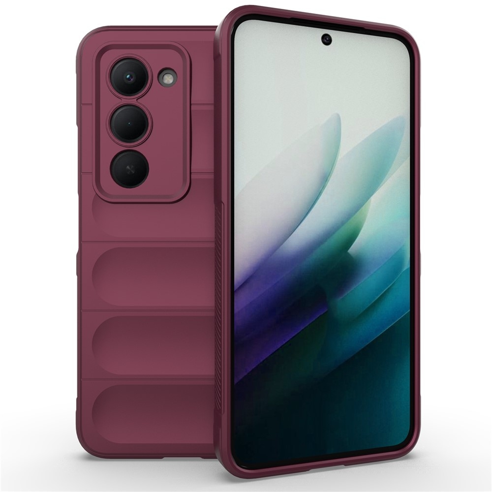 Rugg odolný gelový obal na Xiaomi Redmi 15 4G (171mm) - vínový
