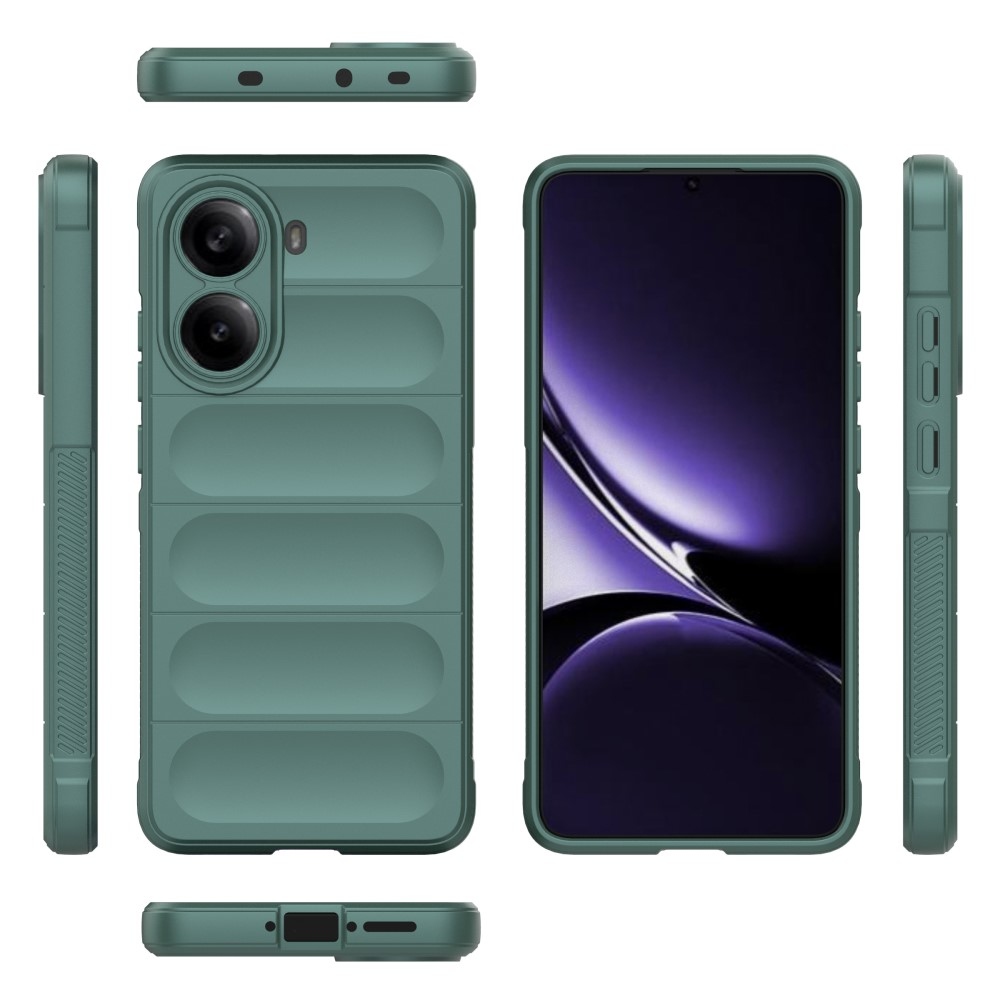 Rugg odolný gelový obal na Xiaomi Poco X7 Pro 5G - zelený