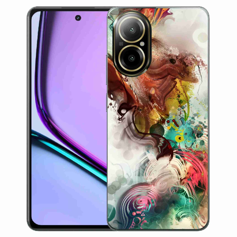 Gelový kryt mmCase na Realme C67 - abstrakt 1