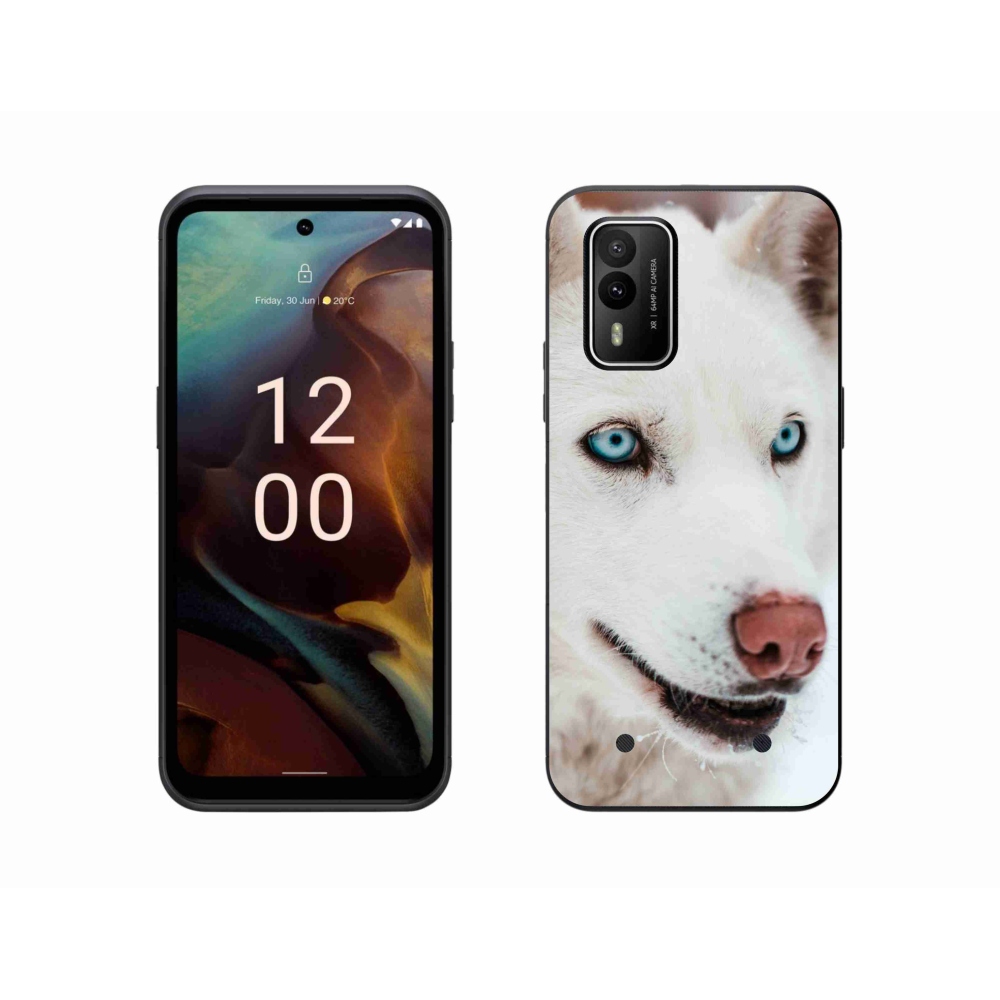 Gelový obal mmCase na Nokia XR21 - psí pohled
