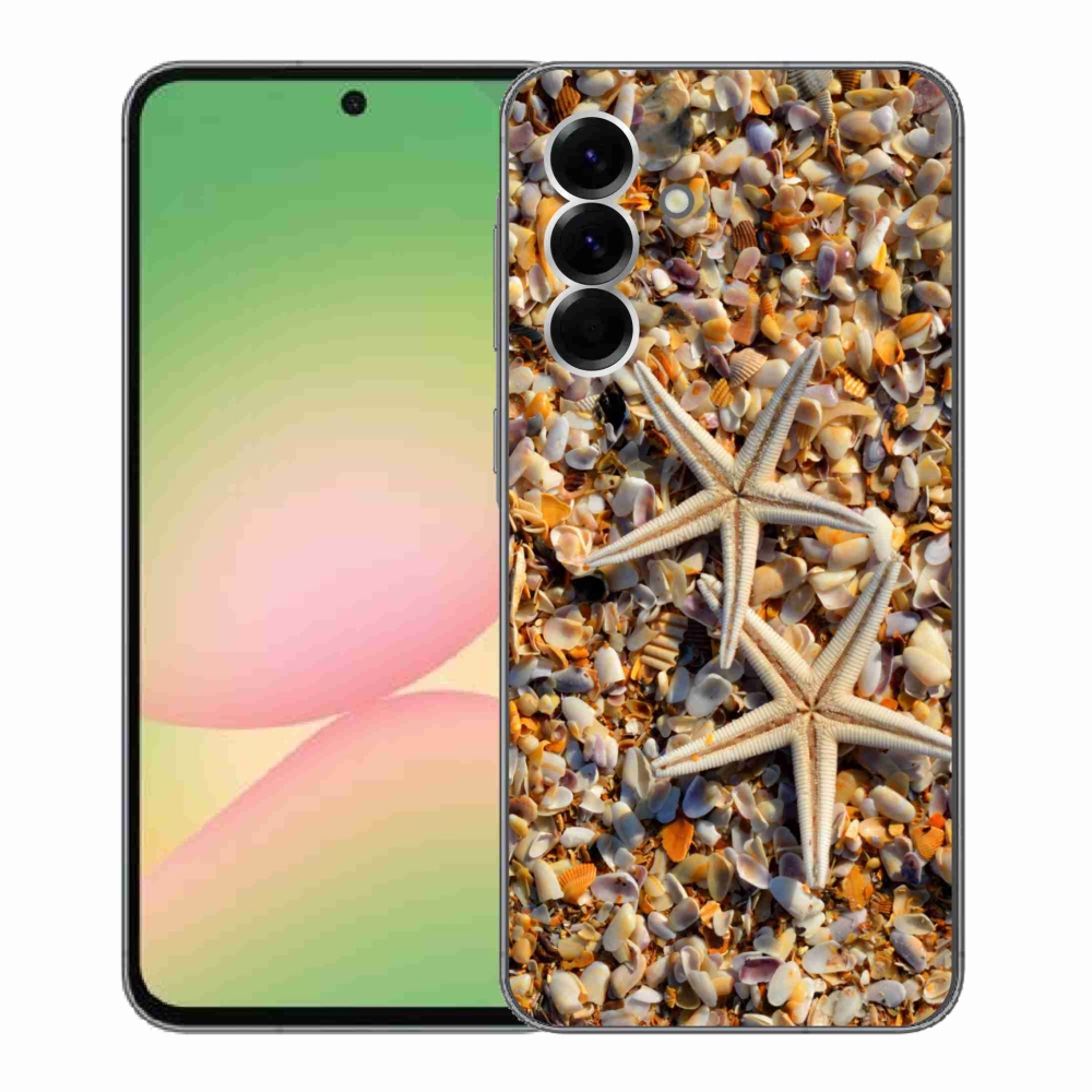 Gelový kryt mmCase na Samsung Galaxy A56 5G - mořské hvězdice