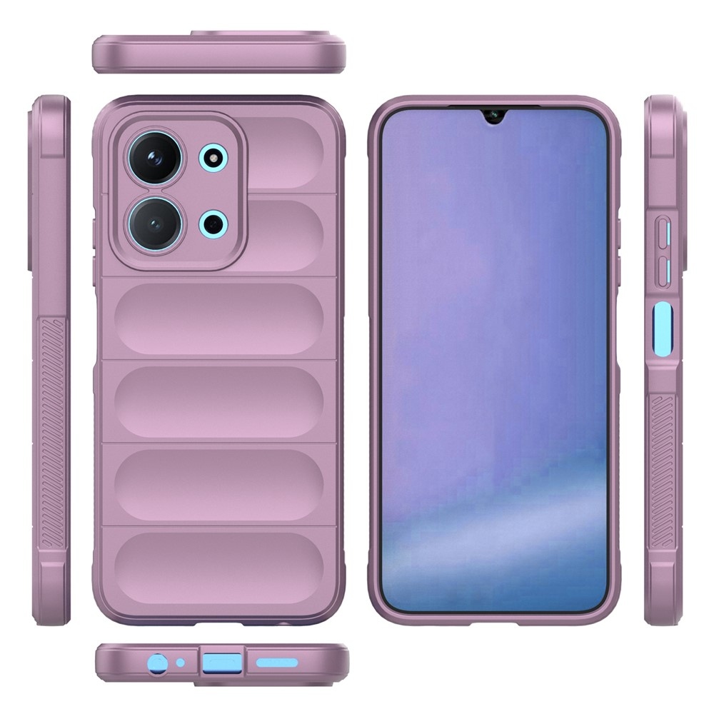Rugg odolný gelový obal na Xiaomi Redmi 15C 4G (171mm)/Poco C85 4G (171mm) - světlefialový