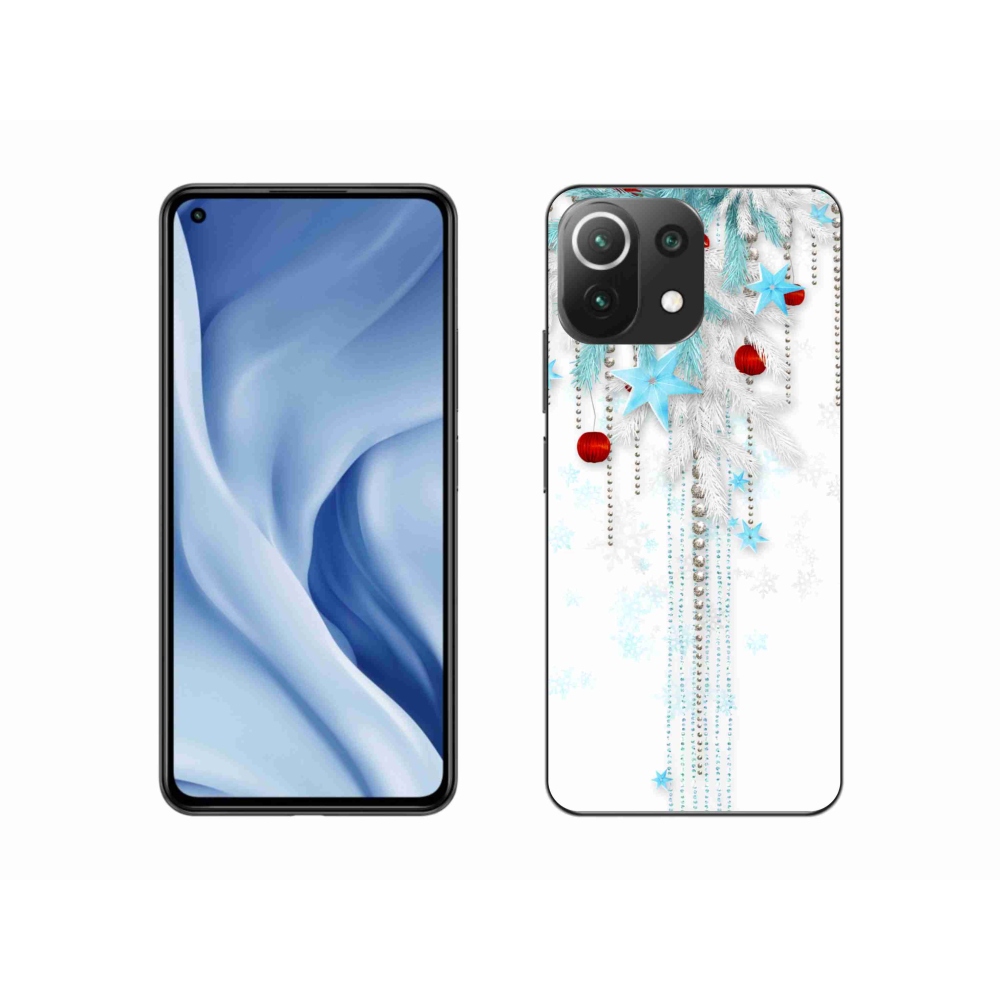 Gelový kryt mmCase na Xiaomi Mi 11 Lite 4G/5G - vánoční ozdoby