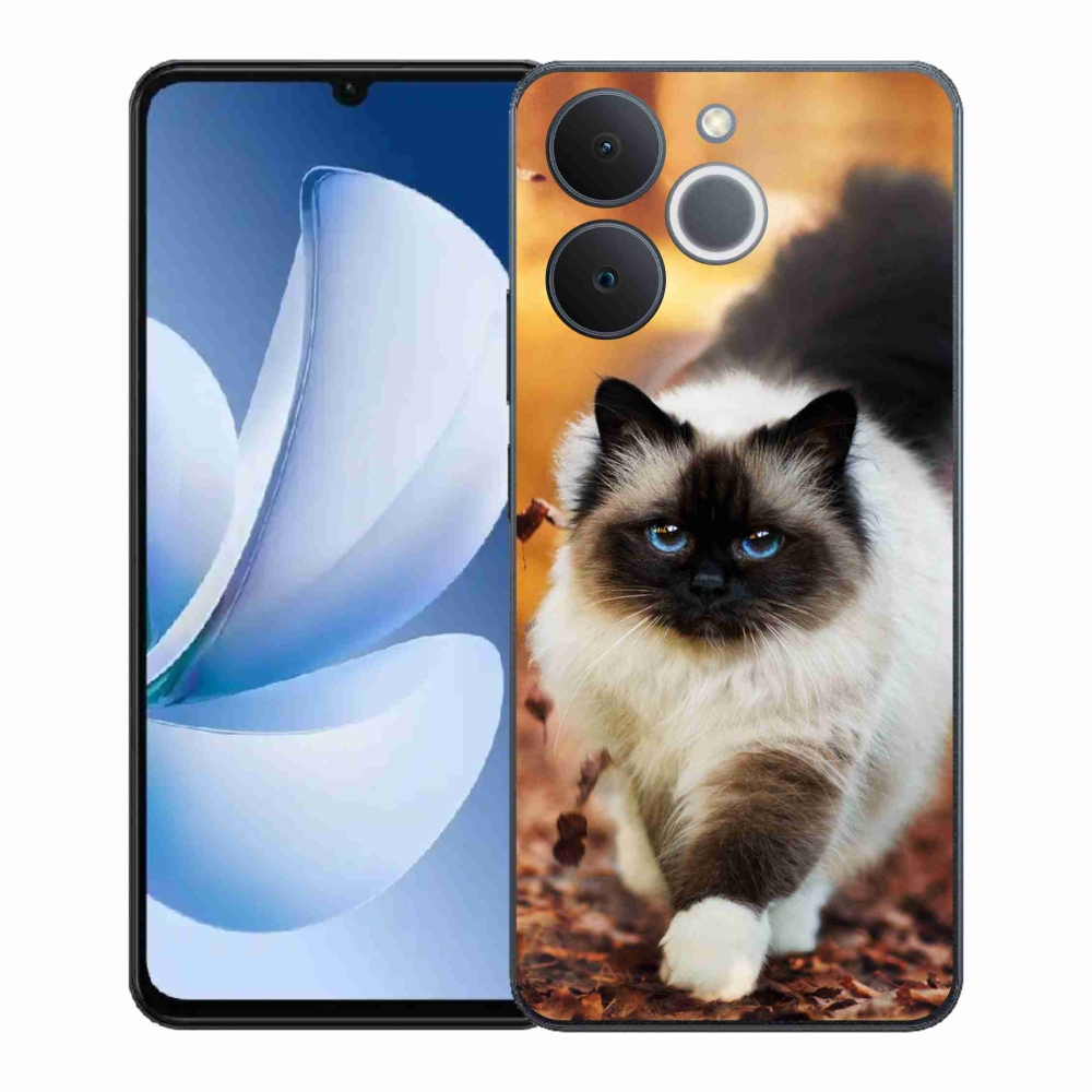 Gelový kryt mmCase na Realme Note 70T - kočka