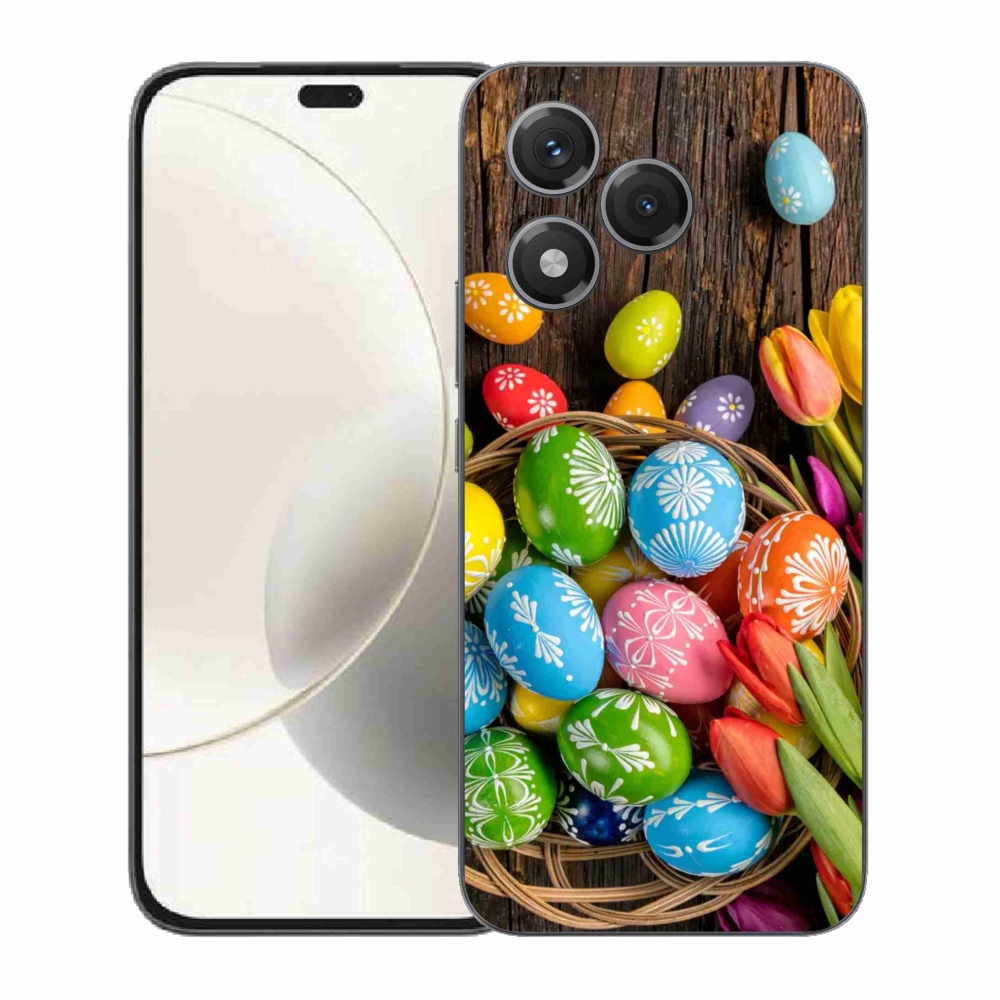 Gelový kryt mmCase na Honor 400 Lite - velikonoční vajíčka