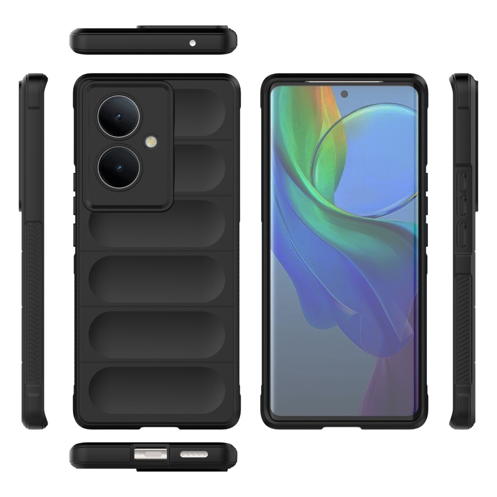 Rugg odolný gelový obal na Vivo V29 Lite 5G - černý