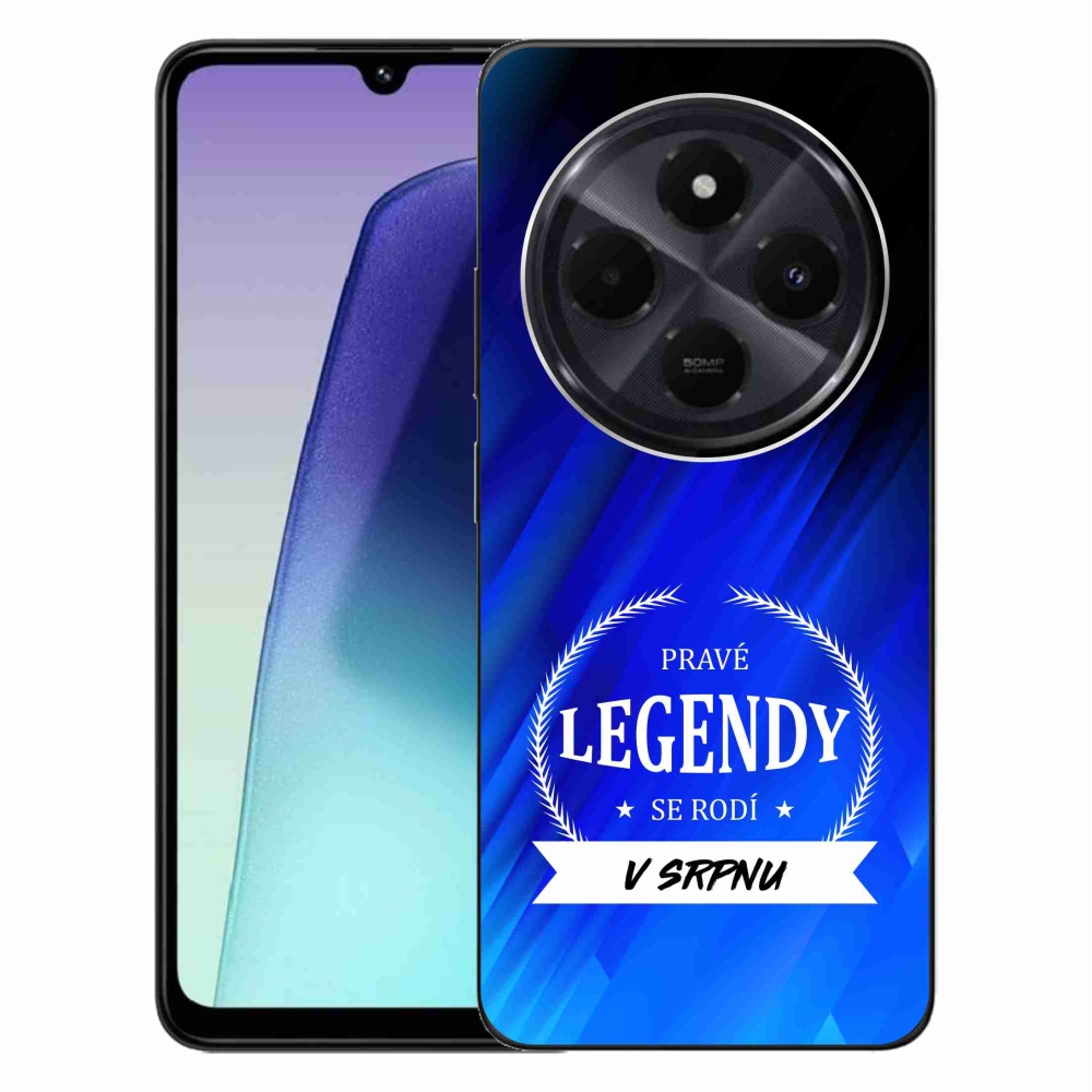 Gelový kryt mmCase na Xiaomi Redmi 14C/Poco C75 - legendy v srpnu modré pozadí