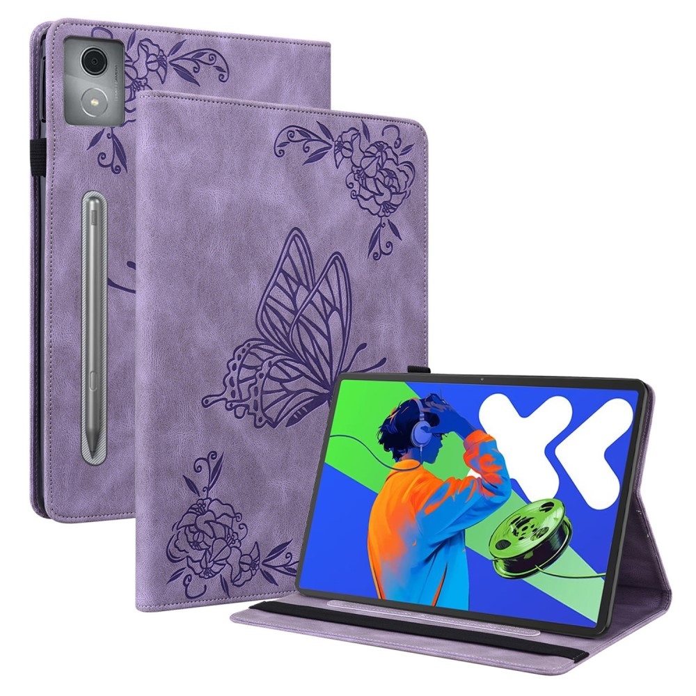 Butterfly zavírací pouzdro na tablet Lenovo Idea Tab Pro 12.7 - fialové
