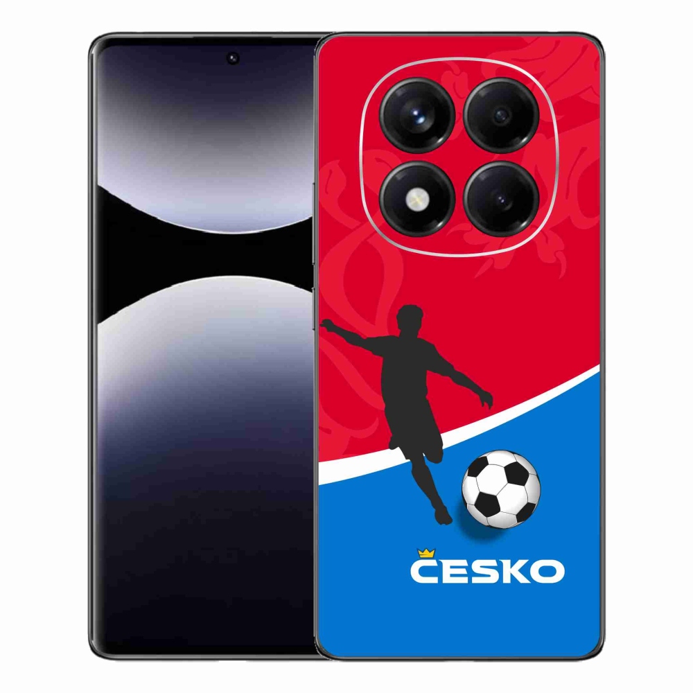 Gelový kryt mmCase na Xiaomi Redmi Note 14 Pro - fotbal Česko